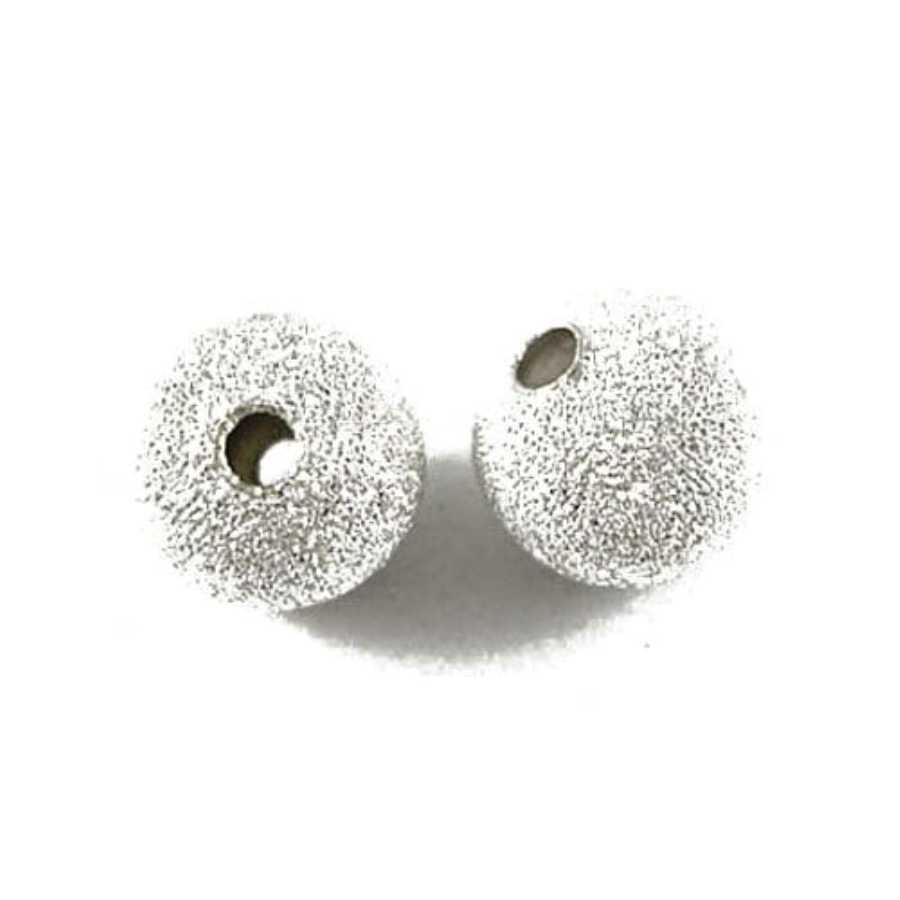 Silver Brass Beads Round Spacer 6mm Stardust Pack Of 100+