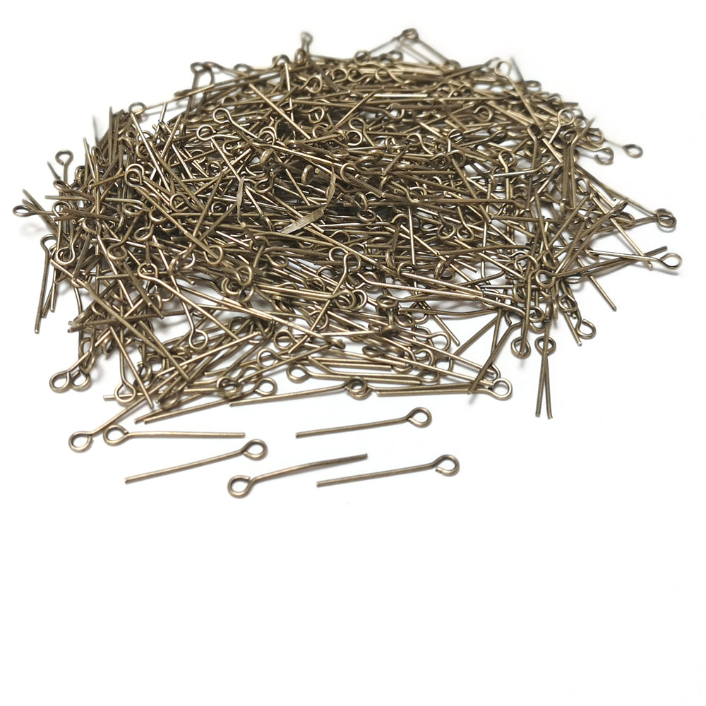Iron Eye Pins Antique Bronze 0.7x20mm Pack Of 500+
