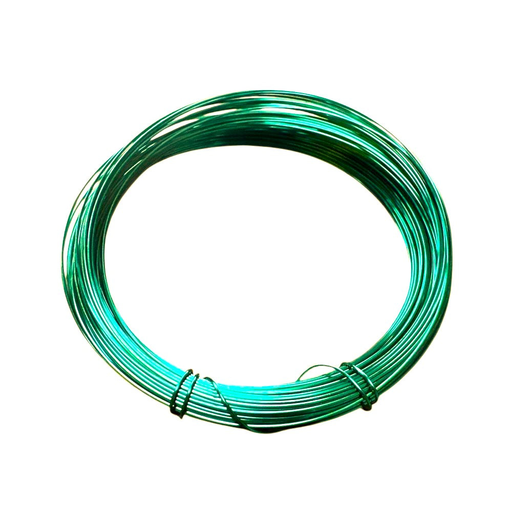 Copper Craft Wire Dark Green Enamelled 15M Coil 0.5mm Thick