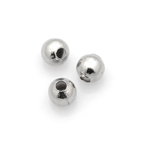 Silver 316 Stainless Steel Beads Round Spacer 3mm Pack Of 50+