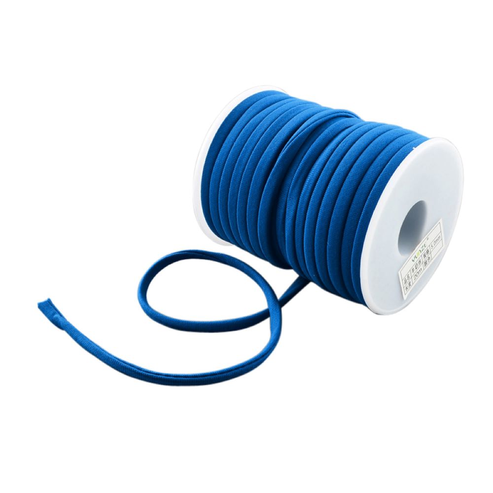 Habotai Spandex String Cord Blue 2M Continuous Length 5mm Thick