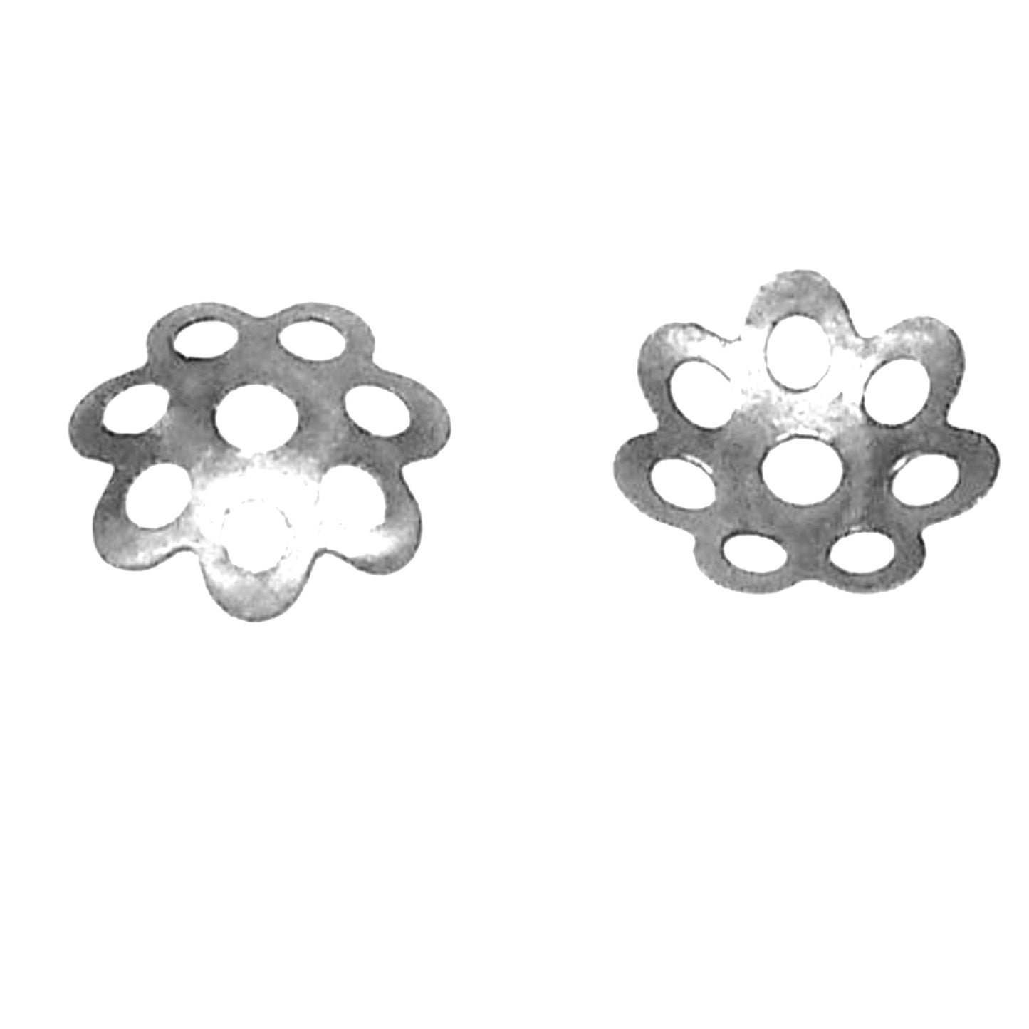 Plated Alloy Bead Caps Silver Filigree 6mm Pack Of 1100+
