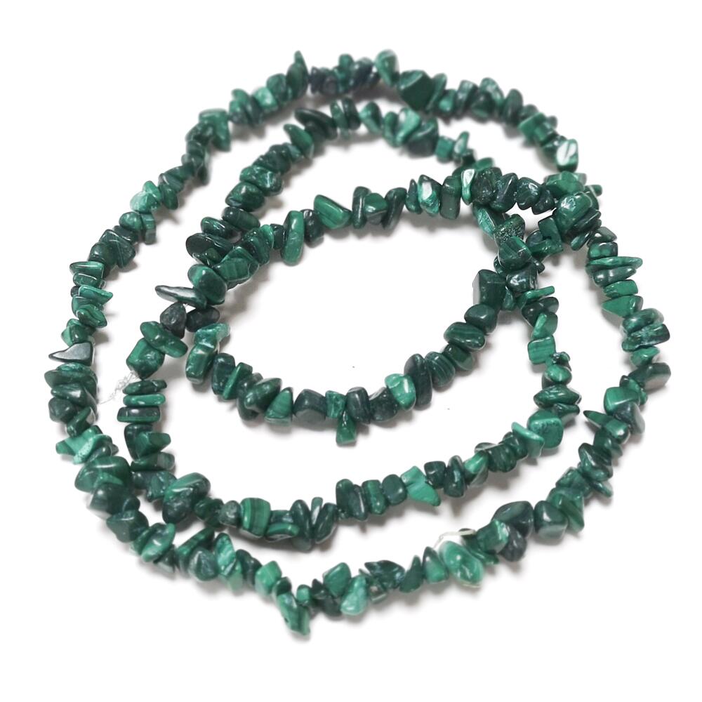 Green Malachite Beads Chip 5-8mm Long Strand Of 240+-0