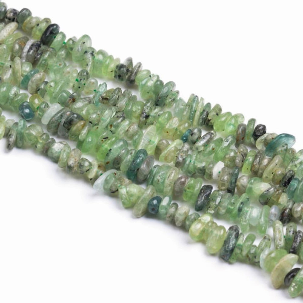 Green Kyanite Beads Chip 3-8mm Strand Of 100+