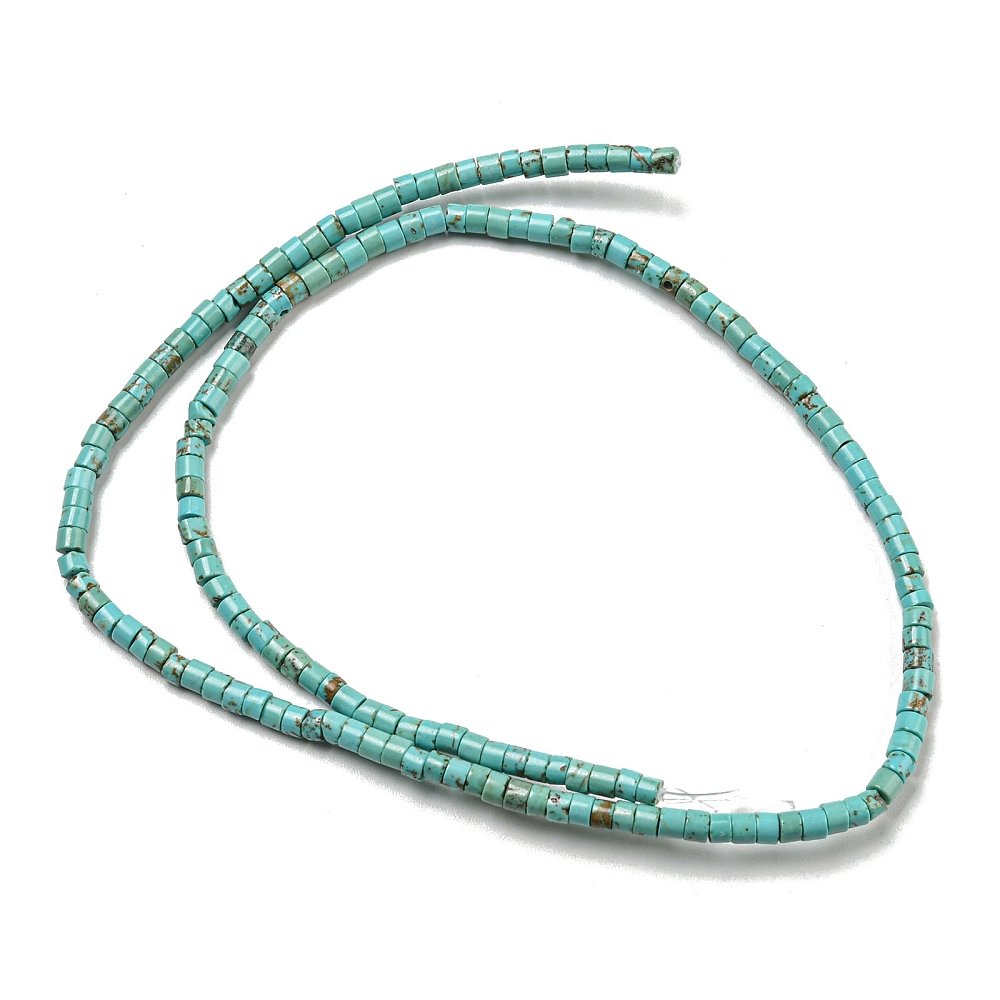 Blue/Green Turquoise Beads Heishi 3x2mm Strand Of 150+