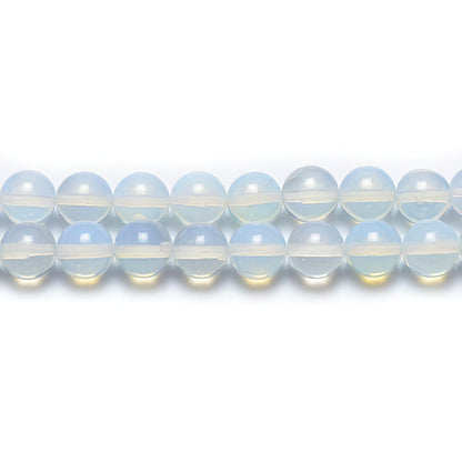 Clear Opalite Beads Plain Round 6mm Strand Of 64+