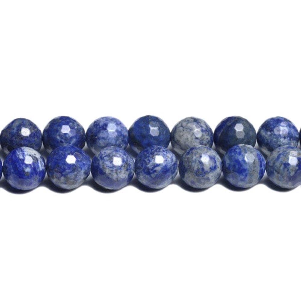 Blue Lapis Lazuli Beads Faceted Round 4mm Strand Of 90+