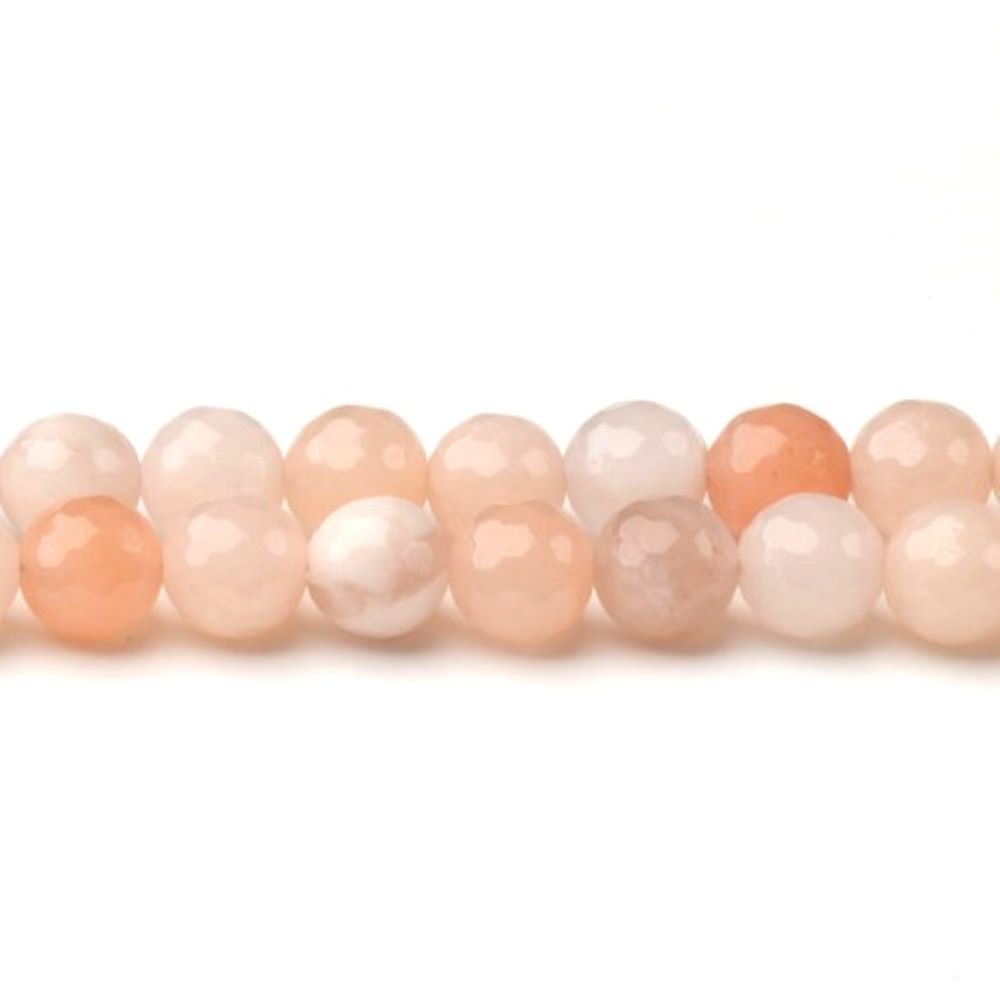 Pink Aventurine Beads Faceted Round 4mm Strand Of 90+