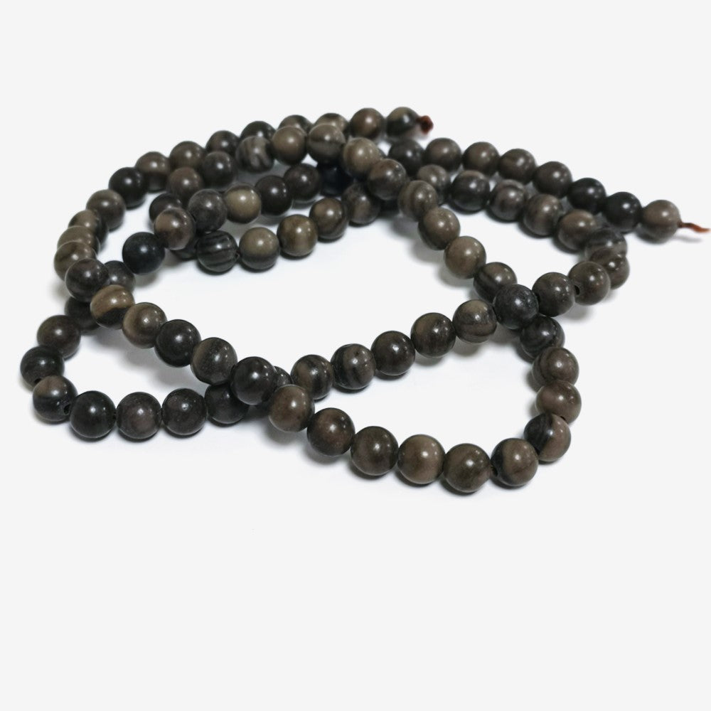 Brown Coffee Jasper Beads Plain Round 4mm Strand Of 95+