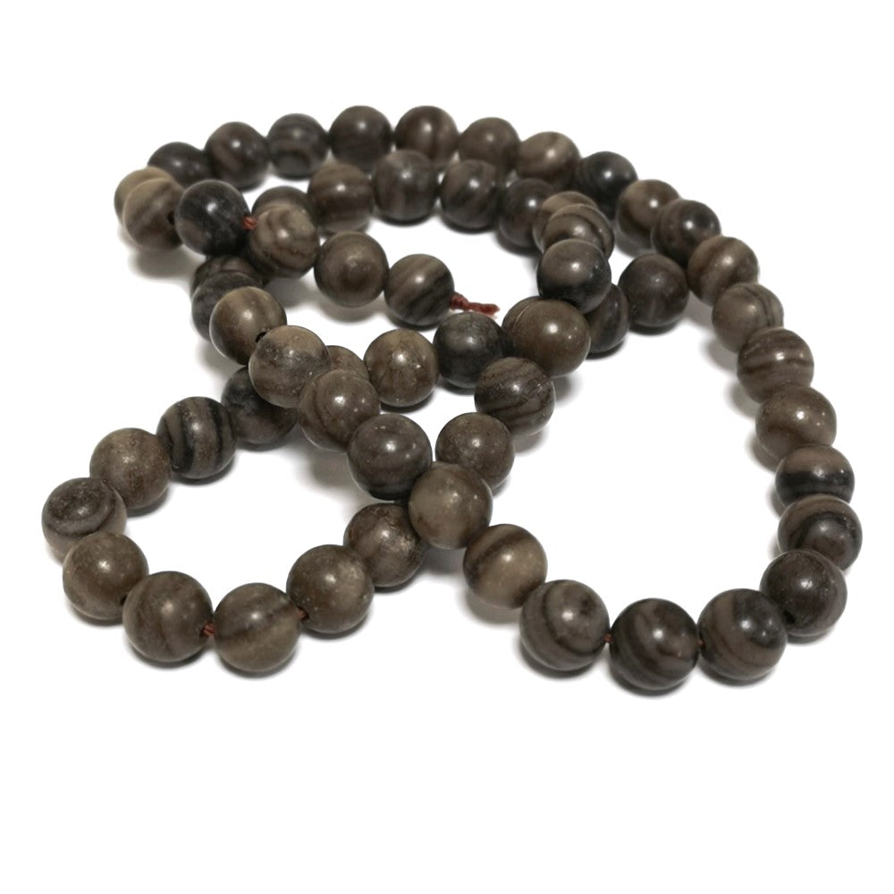 Brown Coffee Jasper Beads Plain Round 6mm Strand Of 60+