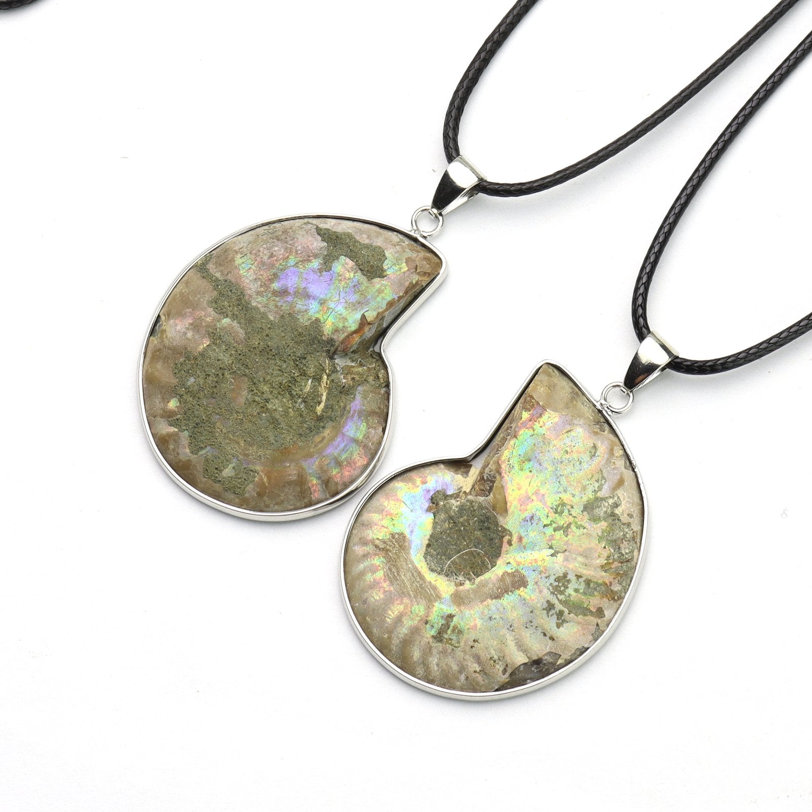 Ammonite Fossil Pendant 33-42mm With Bail