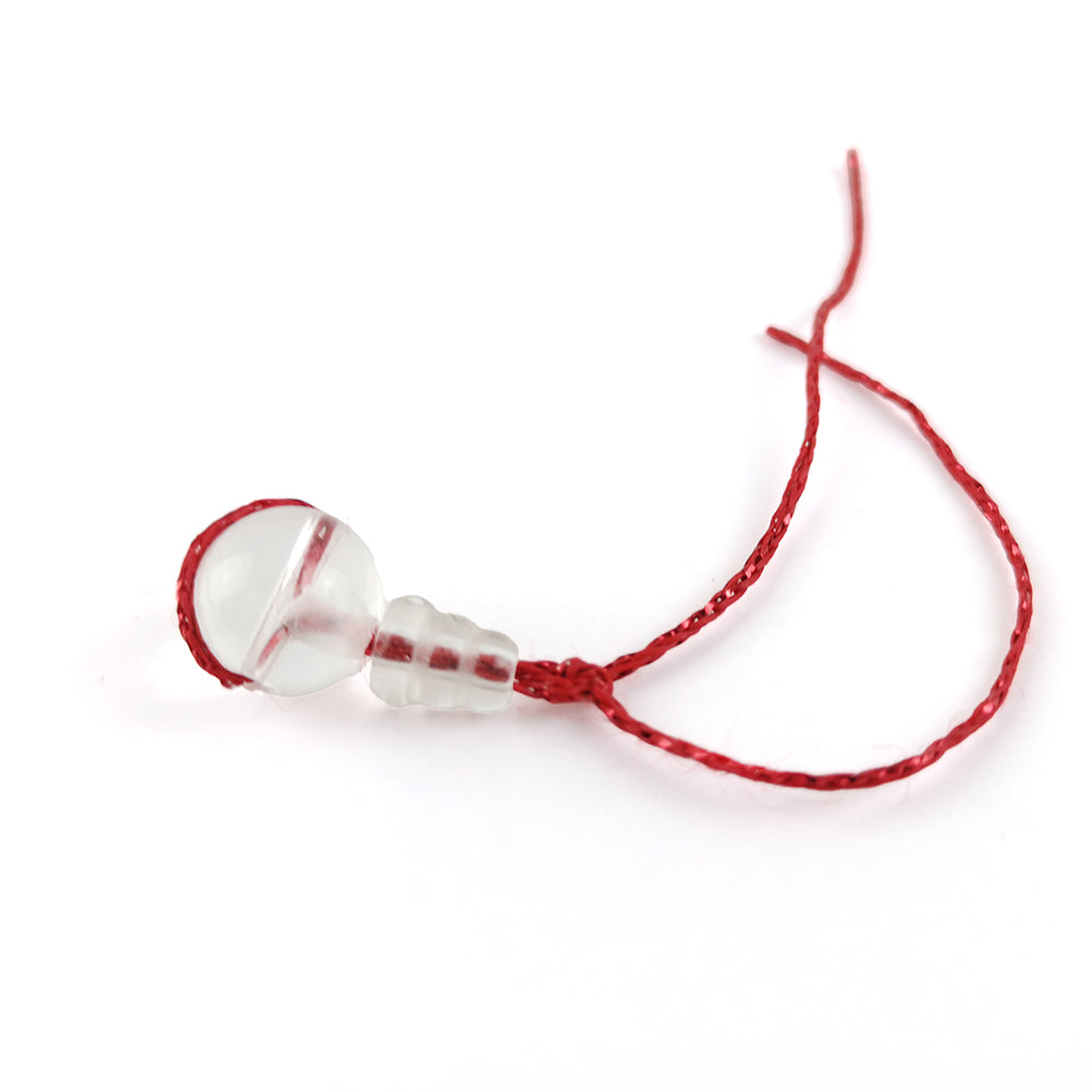 Clear Rock Crystal Beads Mala Guru Set 10mm 