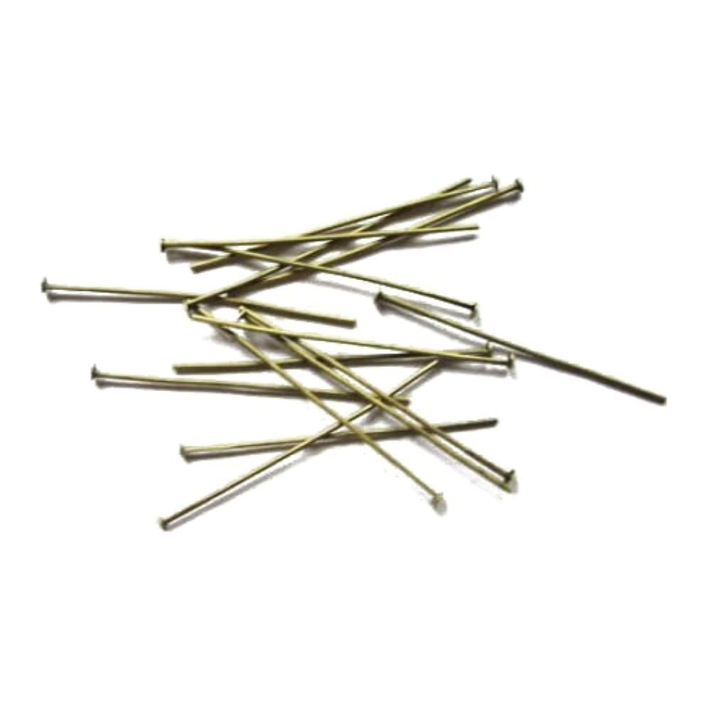 Iron Flat Head Pins Antique Bronze 0.7x35mm Pack Of 250+
