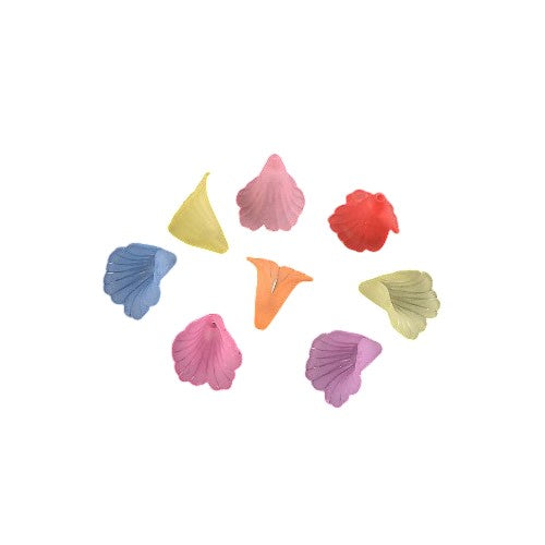Mixed-Colour Lucite Beads Calla Lily 20mm Pack Of 20
