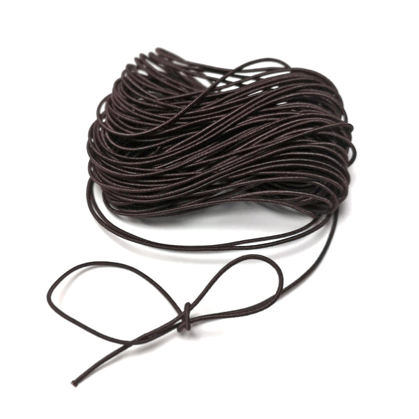 Elastic String Cord Brown 10M Continuous Length 0.8mm Thick