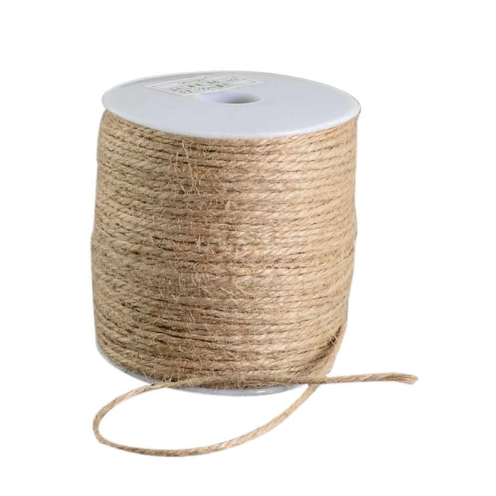 Hemp Twine Cord Beige 10M Continuous Length 2mm Thick 
