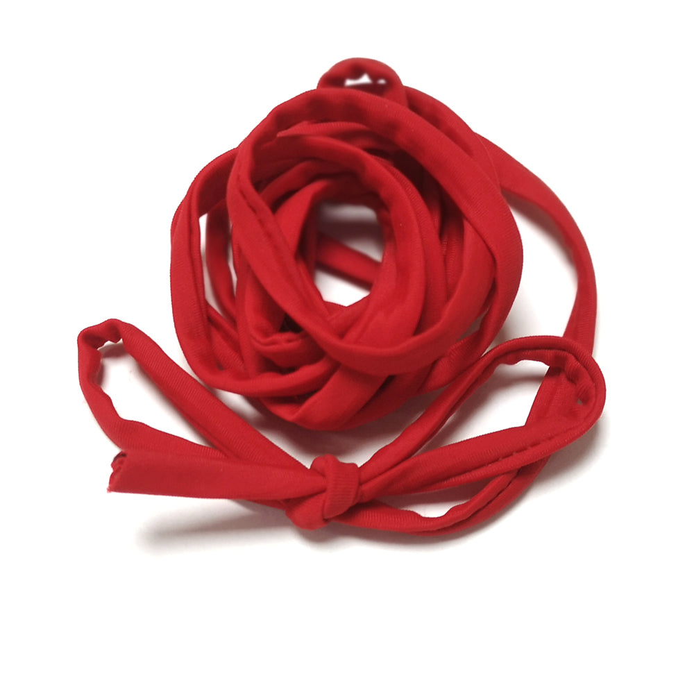 Habotai Spandex String Cord Red 2M Continuous Length 5mm Thick 