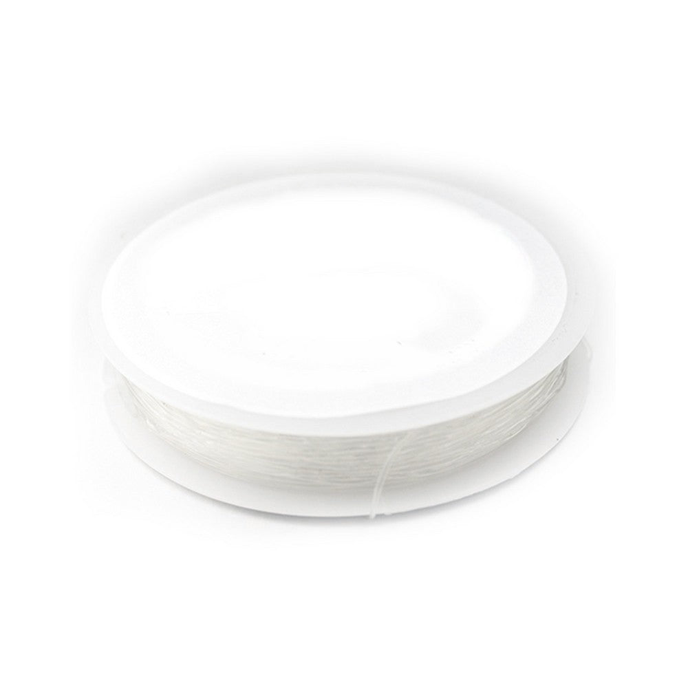 Elastic Stretch Threads Clear 10M Spool 0.8mm Thick Pack Of 2
