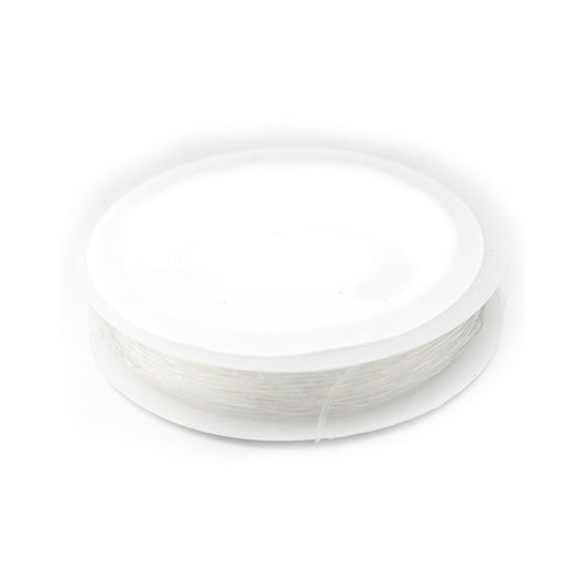Elastic Stretch Threads Clear 10M Spool 0.8mm Thick Pack Of 2