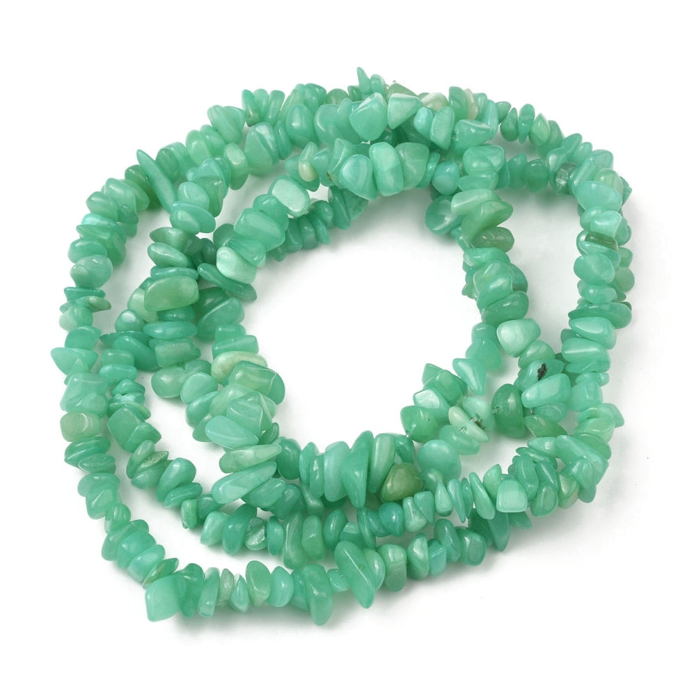 Green Hemimorphite Beads Chip Approx 6-12mm Long Strand Of 120+