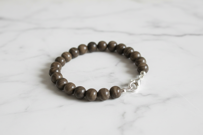 Coffee Jasper Finished Bracelet