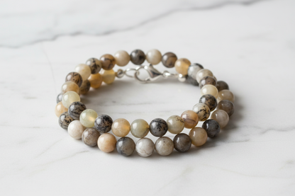 Dendritic Agate Finished Bracelet