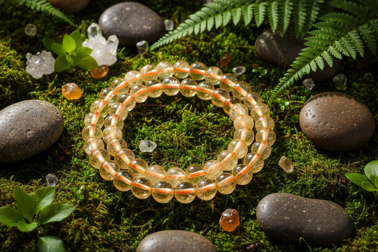 Golden Citrine Natural Backdrop