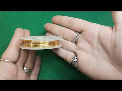 Copper Craft Wire Golden Enamelled 6M Coil 0.8mm Thick
