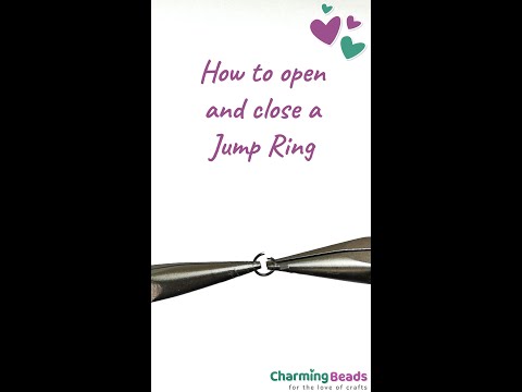 How to open and close a jump ring