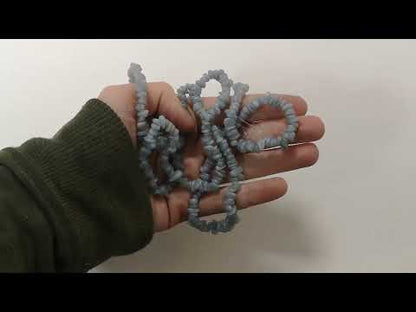Blue Angelite Beads Chip Approx 6-10mm Long Strand Of 240+