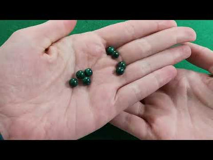 Green Malachite Beads Plain Round 6mm Pack Of 8