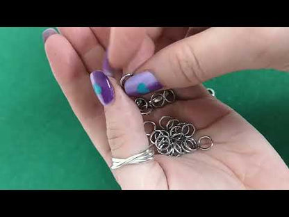 304 Stainless Steel Open Jump Rings Silver Round 1.2x8mm Pack Of 100+