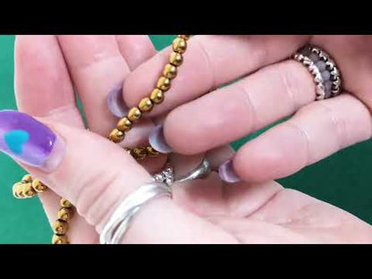 Golden Hematite (Non Magnetic) Beads Plain Round 4mm Strand Of 115+