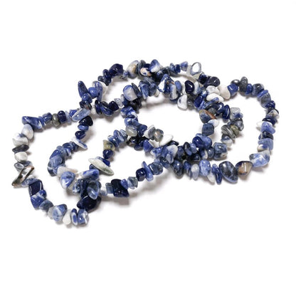 Blue Sodalite Beads Chip 5-8mm Long Strand Of 200+-0