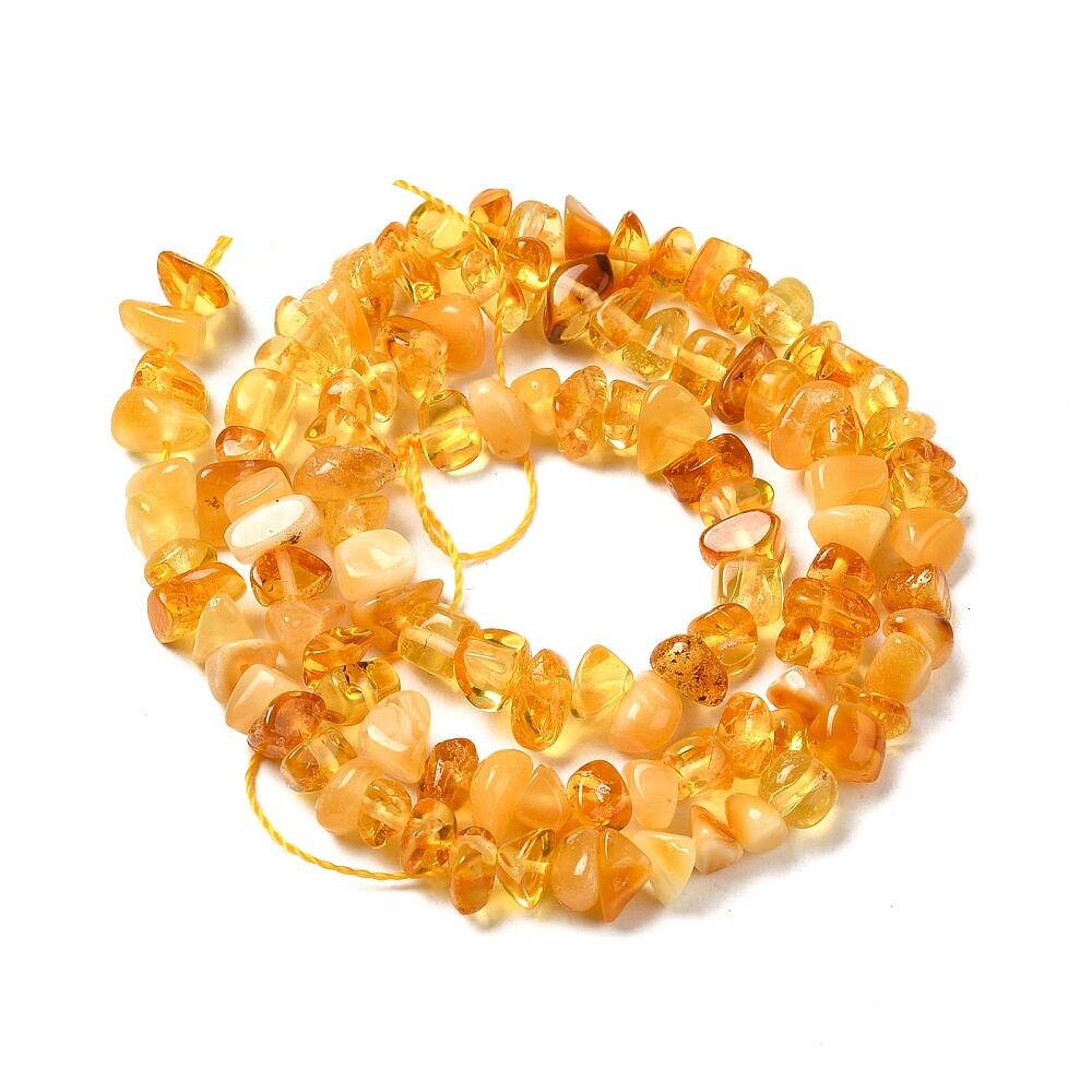 Golden/Brown Baltic Amber Beads Chip 4-6mm Strand Of 115+-0