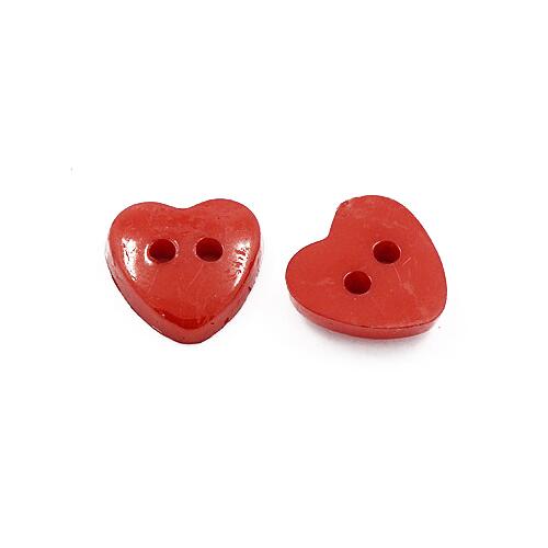 Acrylic Buttons Red Heart 12mm 2-Hole Pack Of 50+-0