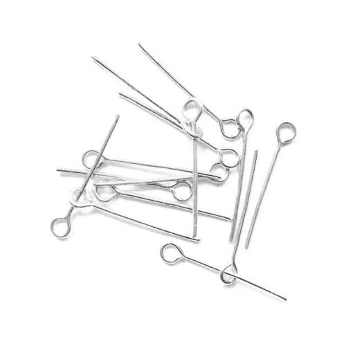 Iron Eye Pins Silver 0.7x20mm Pack Of 200+-0