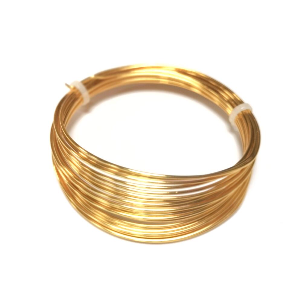 Copper Craft Wire Golden Enamelled 6M Coil 0.8mm Thick-0